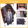 Original Genshin Impact Black Main Cosplay Costume Set Polyester Fabric Game Theme Characters)
