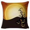 Pillow Case Holiday Party Halloween Horror Bat Office Pillow Case Car Waist Support Cushion Lumbar Pillow