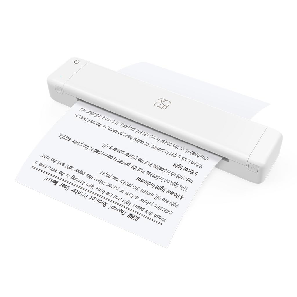 HPRT MT800 A4 Portable Thermal Transfer Printer Wireless&USB Connect with Mobile Computer for