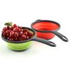 Fruit Collapsible Washing Silicone with Handle Colander Dish Draining Basket Drainer Strainer