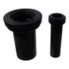 2pcs Wall-mounted Toilet Parts PP Toilet Waste Pipe Lengthened Flushing Tube Rear Discharge Toilet