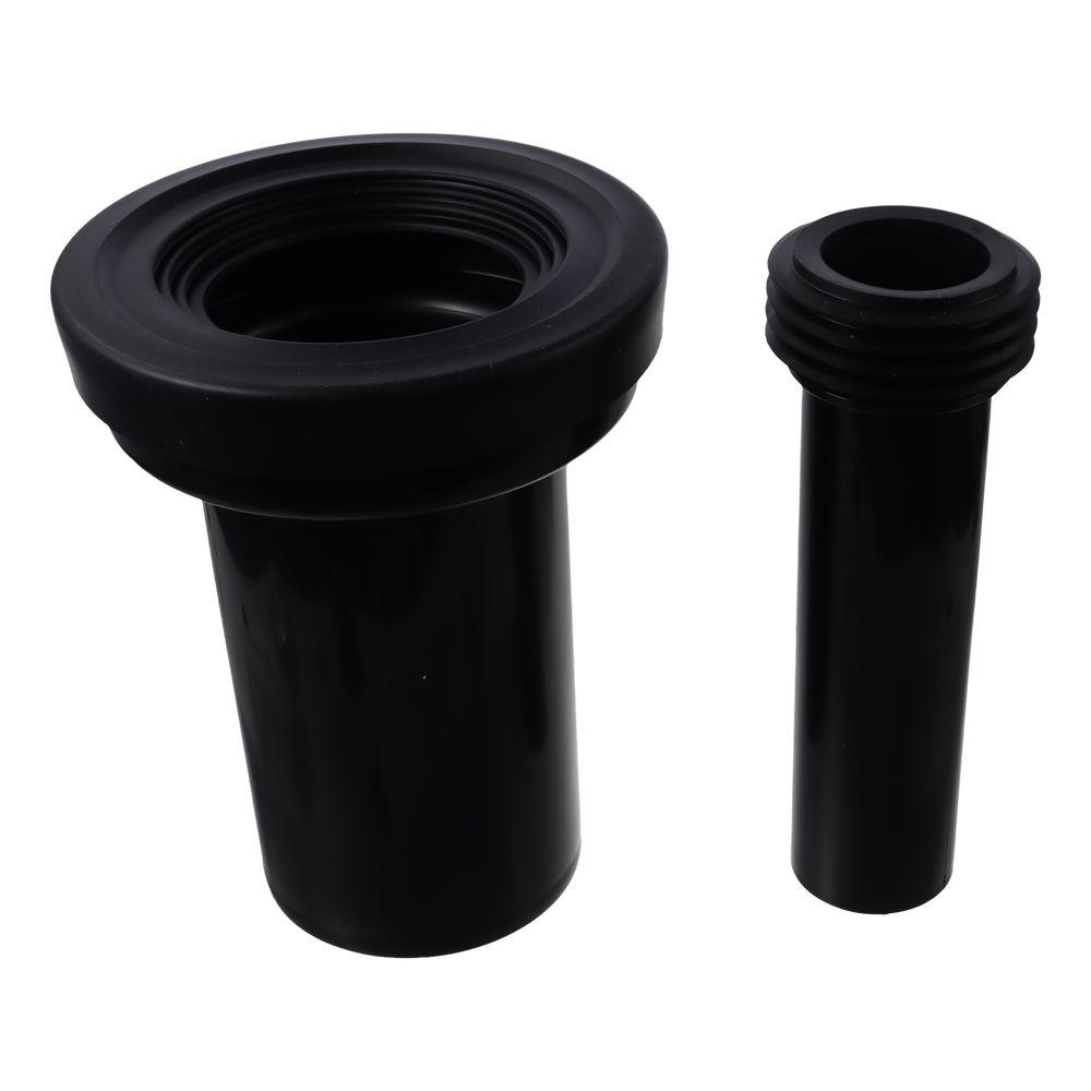 2pcs Wall-mounted Toilet Parts PP Toilet Waste Pipe Lengthened Flushing Tube Rear Discharge Toilet