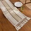 30cm W Boho Farmhouse Woven Table Runner Rustic Washable Table Runner with Tassels Elegant Table Decor for Fall Home Dining Room Wedding Holiday Party