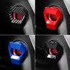 1Pc Car Interior One-Key Start Ignition Engine Stop Push Switch Button Anti-scratch Protective Cover Decoration Sticker