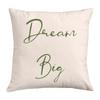 Simple Plant Pattern Decoration Home Small Fresh Fashion Pillowcase Decorative Pillowcase Cushion Cartoon Square