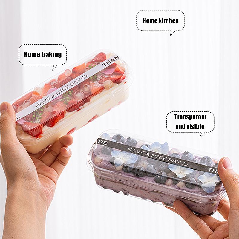 50 Mini Brotförmige Dessertbehälter Geeignet für Dessertbecher und Kuchenboxen - 300 ml