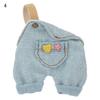 1/12 Dolls Casual Wears Casual Pants Fashion Jeans Overalls T-shirt Clothes Accessories