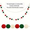 Christmas Ball Colored String Pendant For Party Holiday Celebrations Decoration