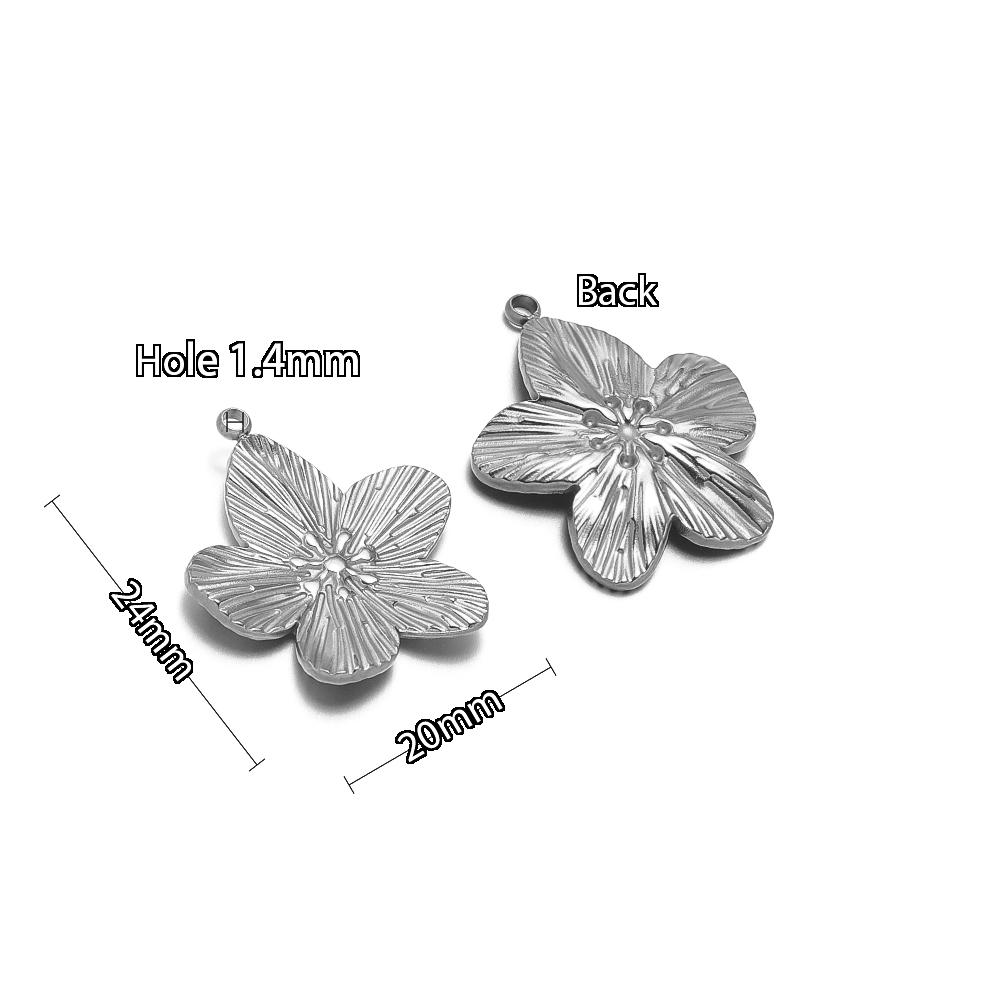 5Pcs Stainles Steel Face Sun Flower Gold Charms for DIY Hiphop Necklace Pendants Supplies Jewelry Findings Women Earrings Making