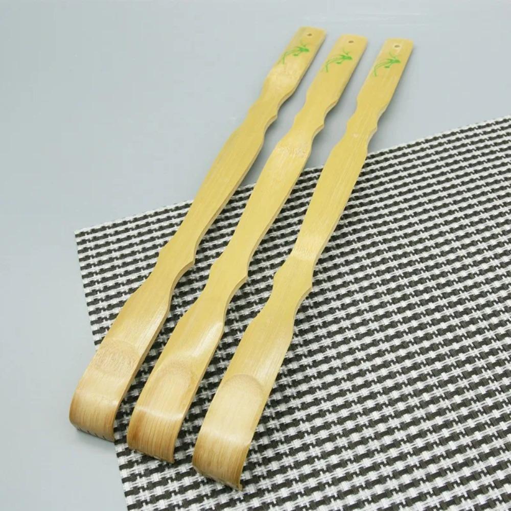 Durable Bamboo Back Scratcher Massager Wooden Body Roller Stick Anti Itch Scratching Tool