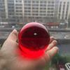 DSJUGGLING Ruby Red Acrylic Contact Juggling Ball - 76mm (3 Inches)