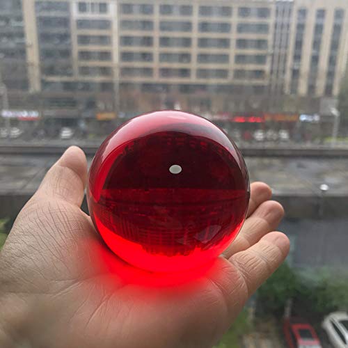 DSJUGGLING Ruby Red Acrylic Contact Juggling Ball - 76mm (3 Inches)