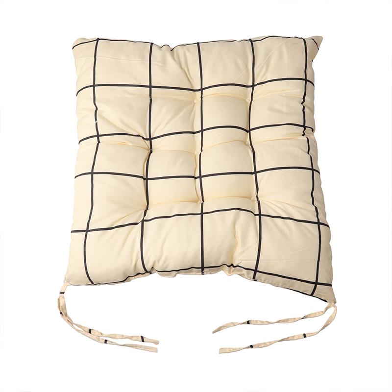 

1Pc Student Fart Pad Winter Window Seat Cushion Warm Cotton Pad Thicken Cushion Office Supplies 40x40CM With Strap 45*45cm