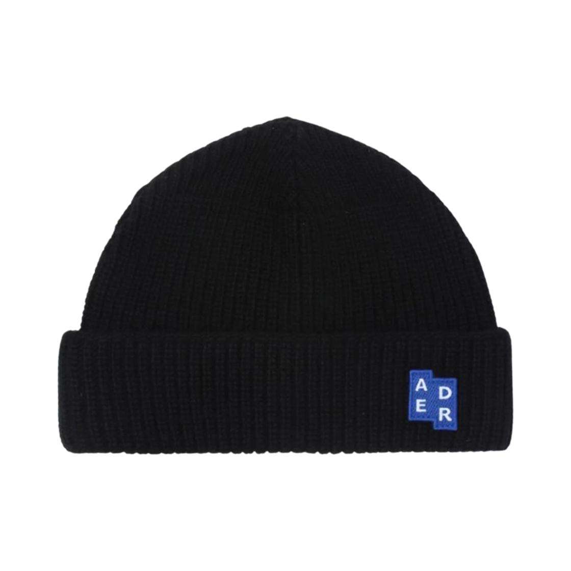 ADERERROR Sig; TRS Tag Beanie 01 Noir ONE SIZE