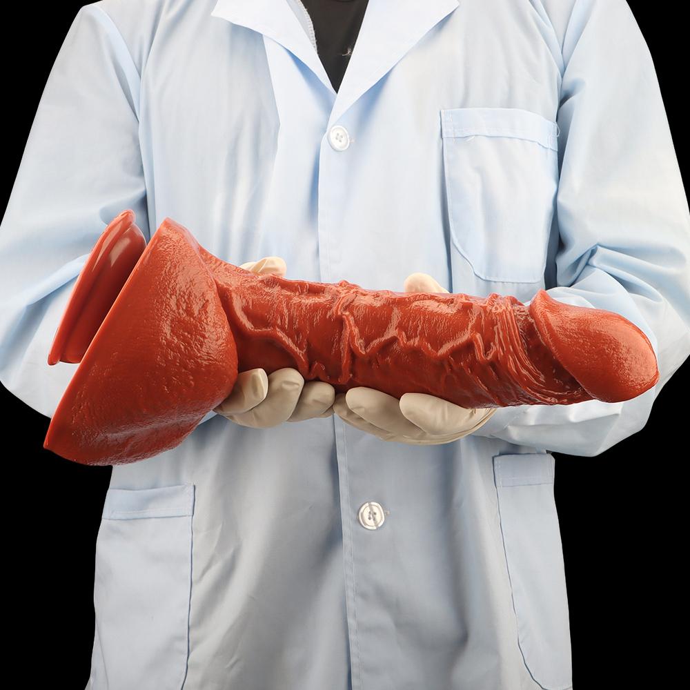 31*3.2cm Giant PVC Dildos Butt Plugs Masturbator Sex Toys Fisting Strap On Penis Realistic Cock BDSM