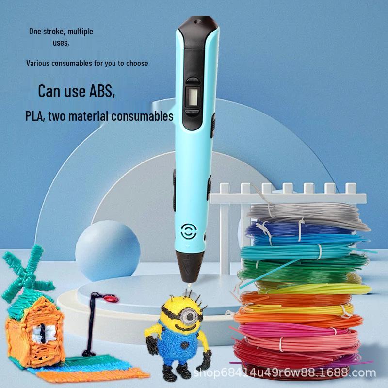 

3D Printing Pen for Kids - Educational DIY Art and Doodle Tool Pen Only + USB