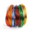 0.6-2mm Anadized Round Aluminum Wire for Jewelry Making Gold Plated Bendable Flexible Craft Metal Wire DIY Beading Floral