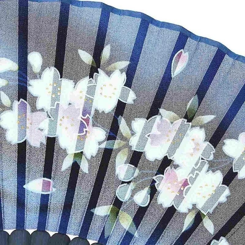 Chinese Japanese Style Folding Silk Bamboo Butterfly Sakura Hand Fan Wedding Gift