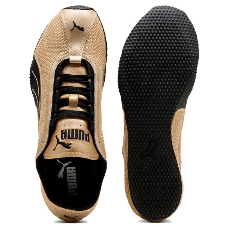 Puma H-Street Chrome Gold Black Unisex Sneakers 406126-04