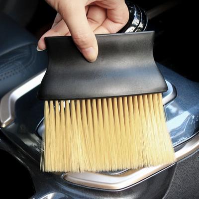 2pcs/set Car Air Vent Interior Dust Brush Auto Interior Cleaning Brush for Car Air Vents Dashboard and Small Gaps