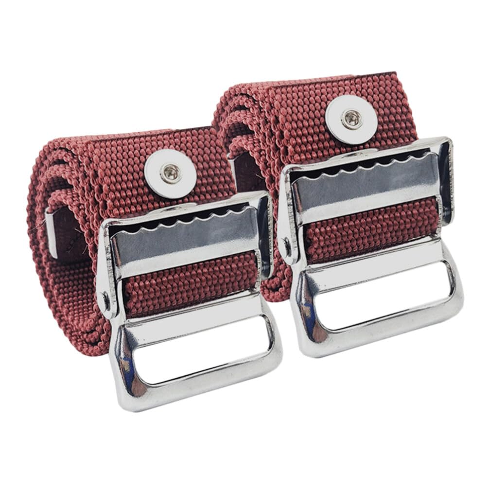 BESPORTBLE 2 Pack Drywall Stilts Leg Band Straps Stilt Fixing Belts Cuffs Adjustable Nylon Straps