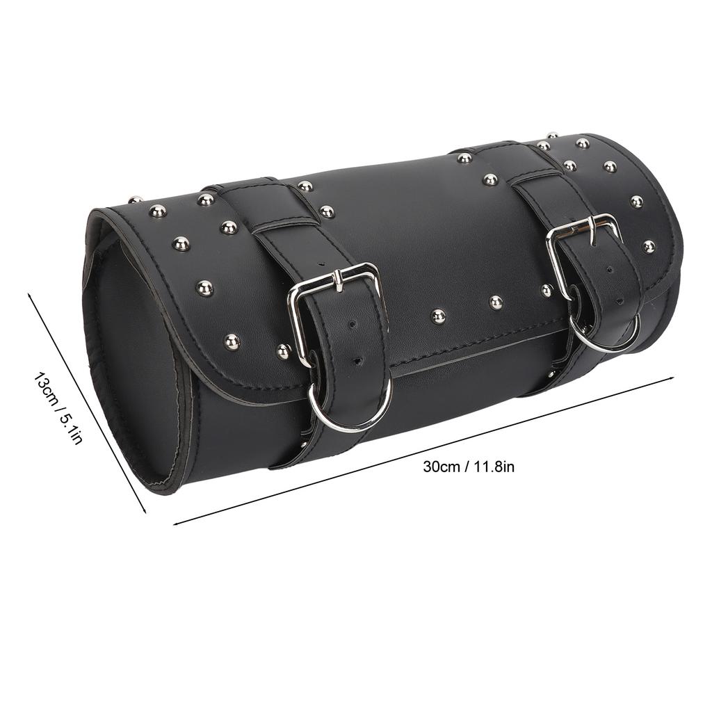 Motorcycle Tool Bag Waterproof Universal Retro Synthetic Leather Motorcycle Front Rear Bag