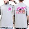 KPop Cacciatori di Demoni SAJA BOYS Maglietta in Puro Cotone Rumi Huntrix SAJAT Maglietta Estate 2026 Uomo Donna Maglietta Oversize Y2K
