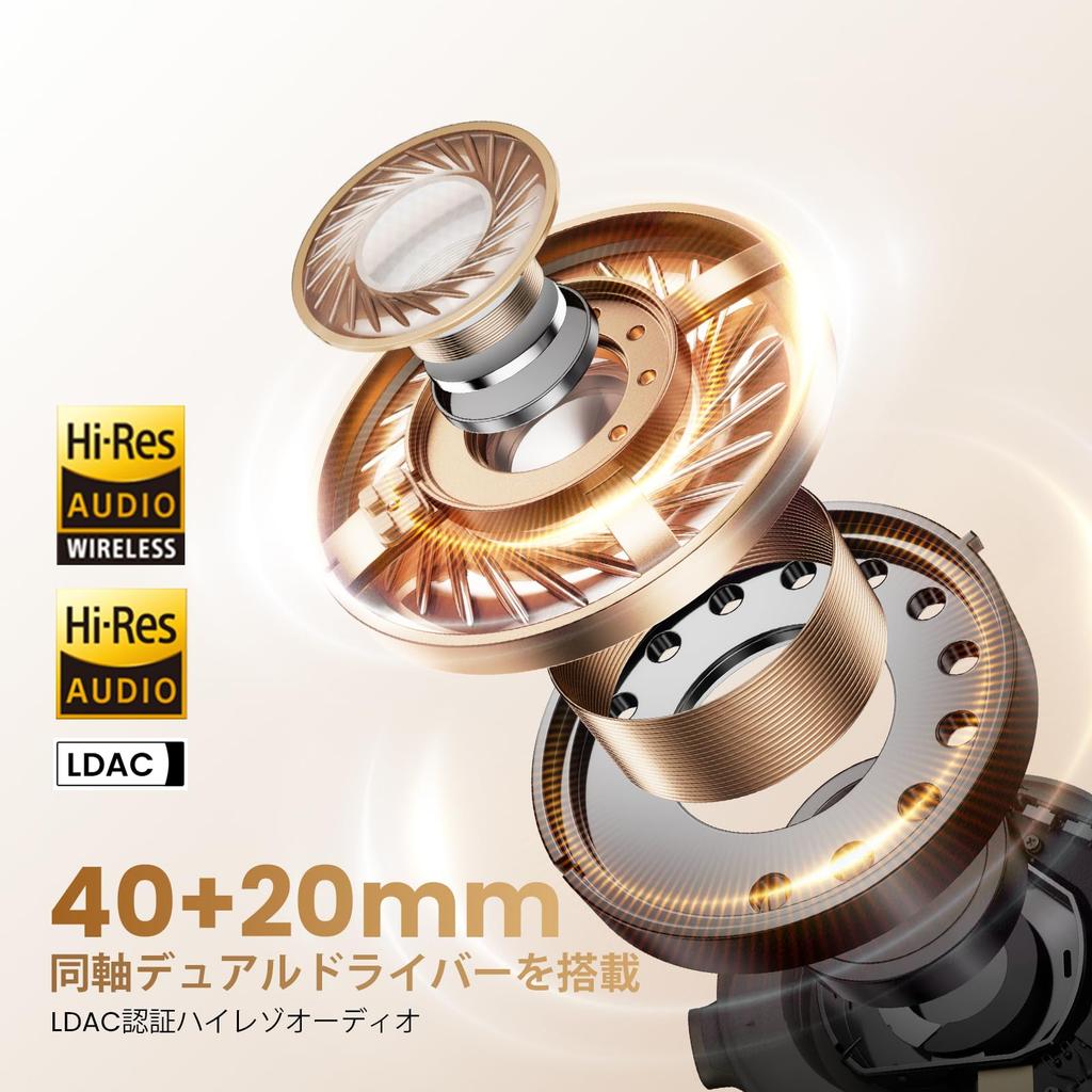 HAYLOU S40 Wireless Bluetooth 50dB Noise Spatial Low Wireless and Up to 90 Hours of Music Comfortable Supports Two Devices App Includes for and Black