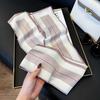 Long Silk Scarf Women's New Small Silk Scarf Printing Simulation Silk Tied Bag Streamer Explosion Sweet Little Scarf