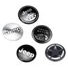 56mm 60mm Wheel Hub Center Cap Case Protection Stickers Decal for Avenger Compass Wagoneer Gladiator Patriot