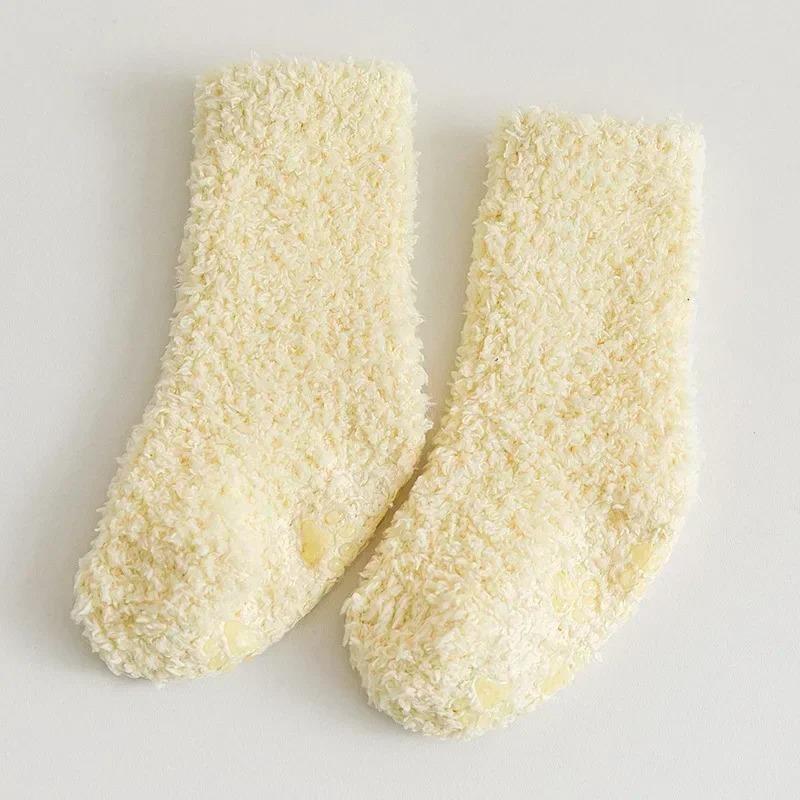 Kids Socks Thick Cold Winter-Socks Super Warm Students Children Snow Sock Baby Christmas Gifts Coral Fleece Non-slip