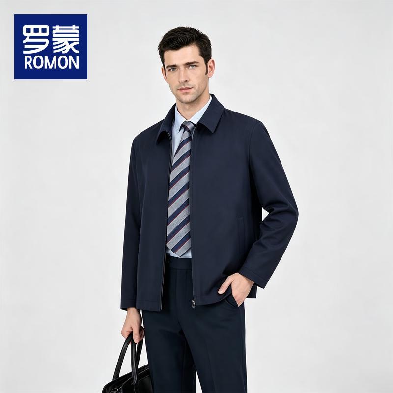 ROMON Men's Business Casual Jacket