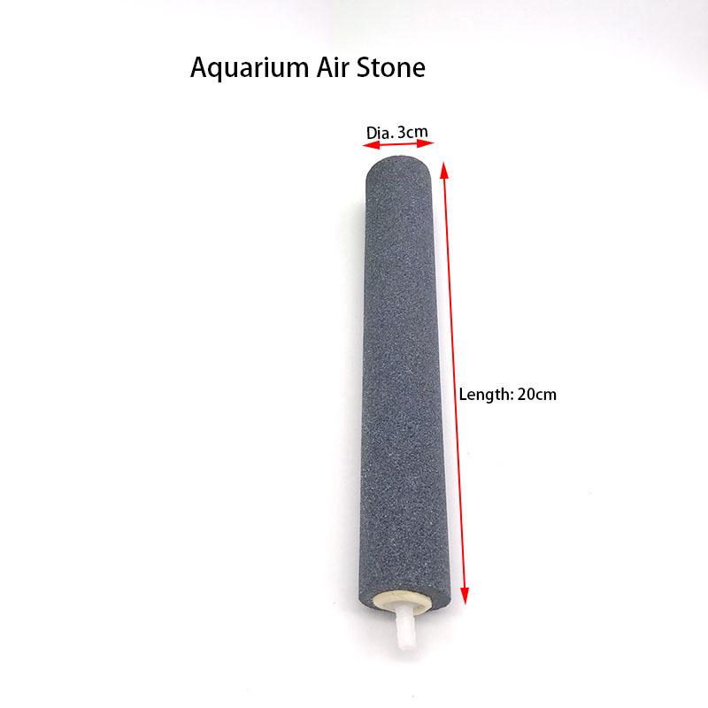 

3x20cm Cylindrical Air Pump Sand Stone Aquarium Oxygen Pump Fresh Air Stone Bubble Bar Aquarium Fish Tank Aerator Pump 3x20cm серый