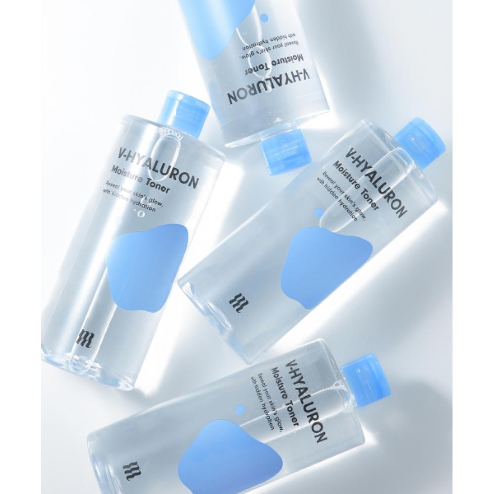 Merzy [3 Piece Set+gift] V Hyaluronic Acid Toner+Ampoule+cream+ Ampoule Pouch 3ml 5 Sheets