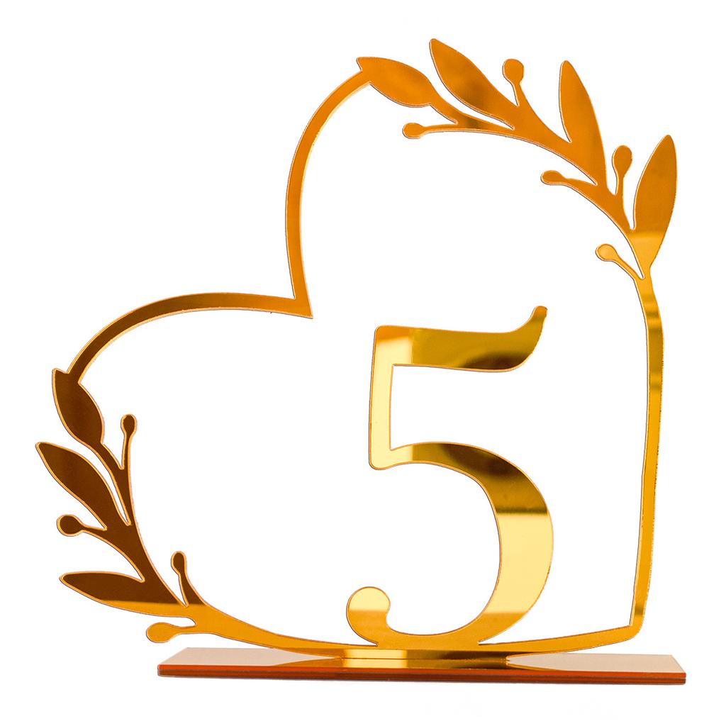 DIY Acrylic Numbers Wedding Table Numbers Mirror Table Numbers