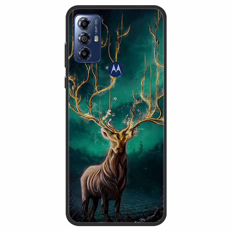 Für Motorola Moto G Play 2023 Hülle Weiche Silikon-Rückseite für Moto G Play 2023 Hülle GPlay 2023 Schwarze Handyhülle