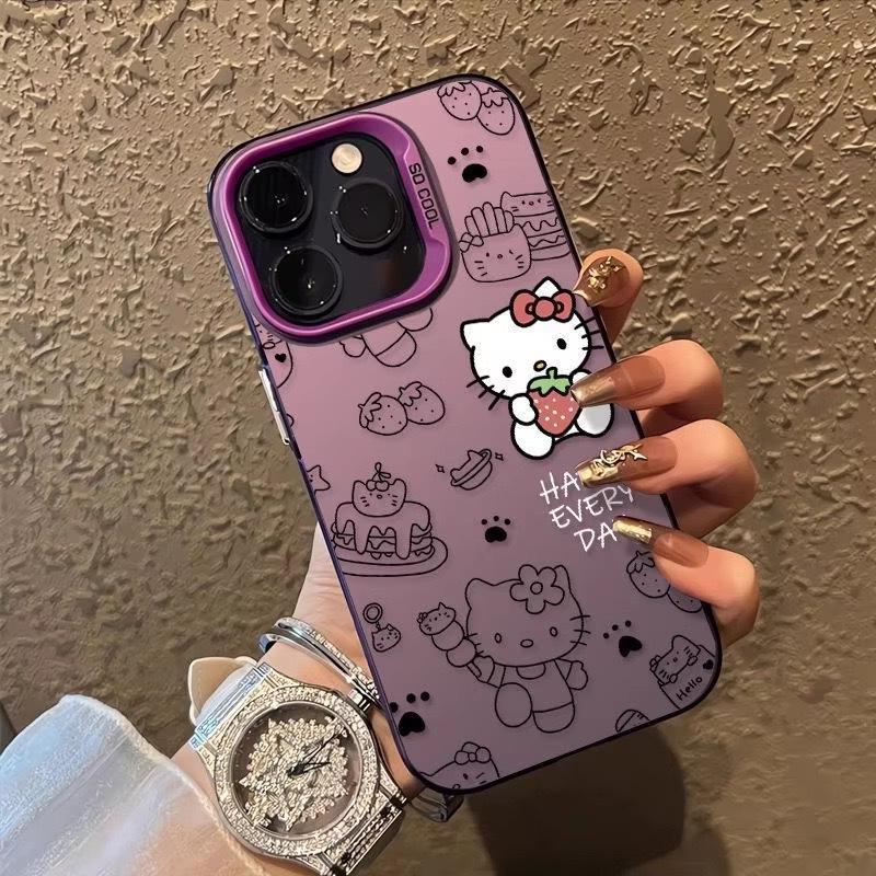 Sanrio Hello Kitty Case for Apple 16 Pro Max, New 14 Plus, Creative 15 Pro Cross-border 12X.