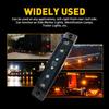 10x Amber 6 LED Side Clearance Marker Lights for RV Car Truck Trailer Pickup 12V