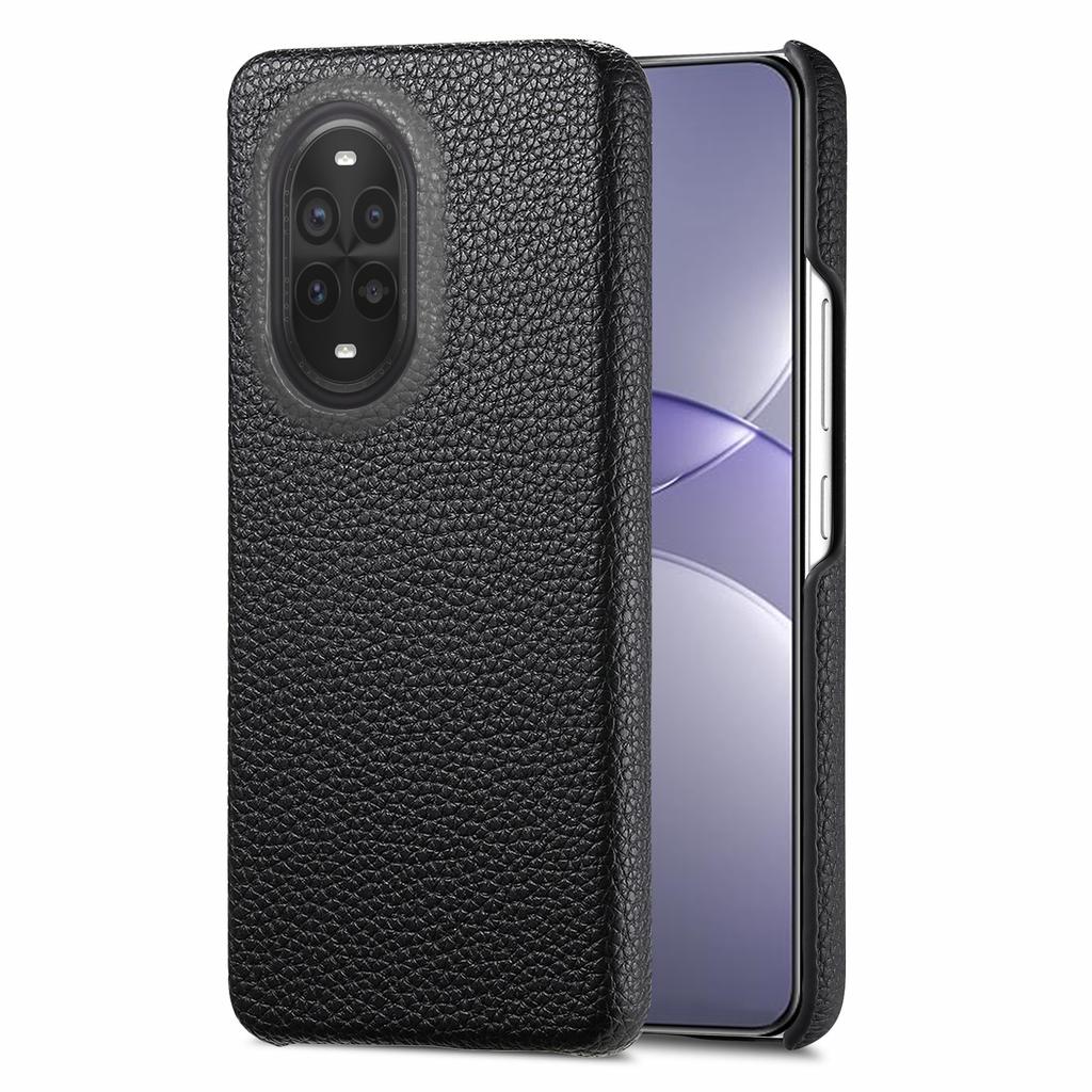 For Huawei nova 13 Pro 5G Case Litchi Texture Leather Coated PC Mobile Back Cover