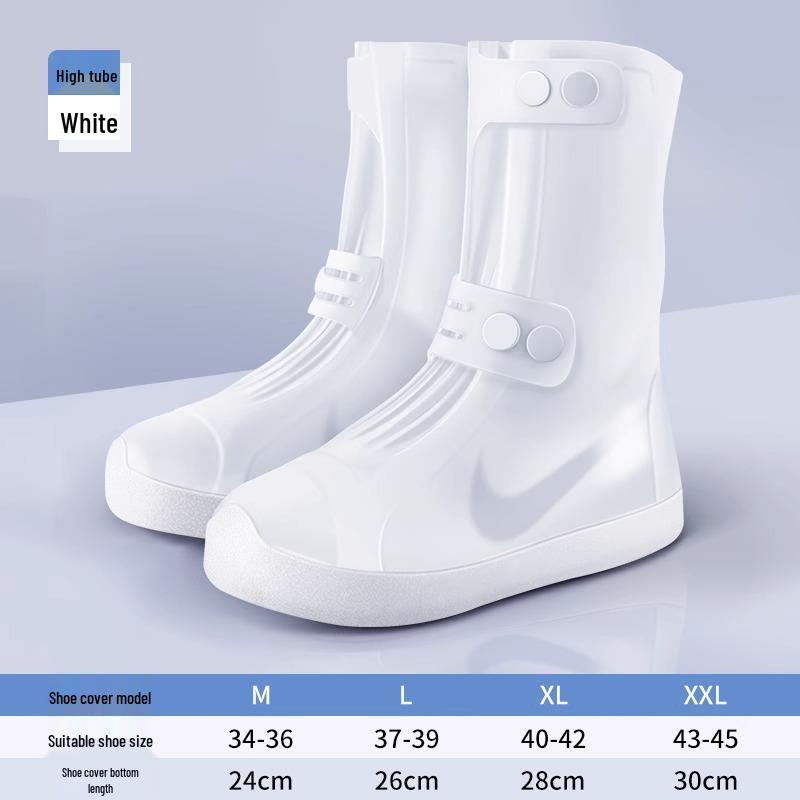 Durable Non-slip Silicone Rain Shoe Covers for Adults and Students