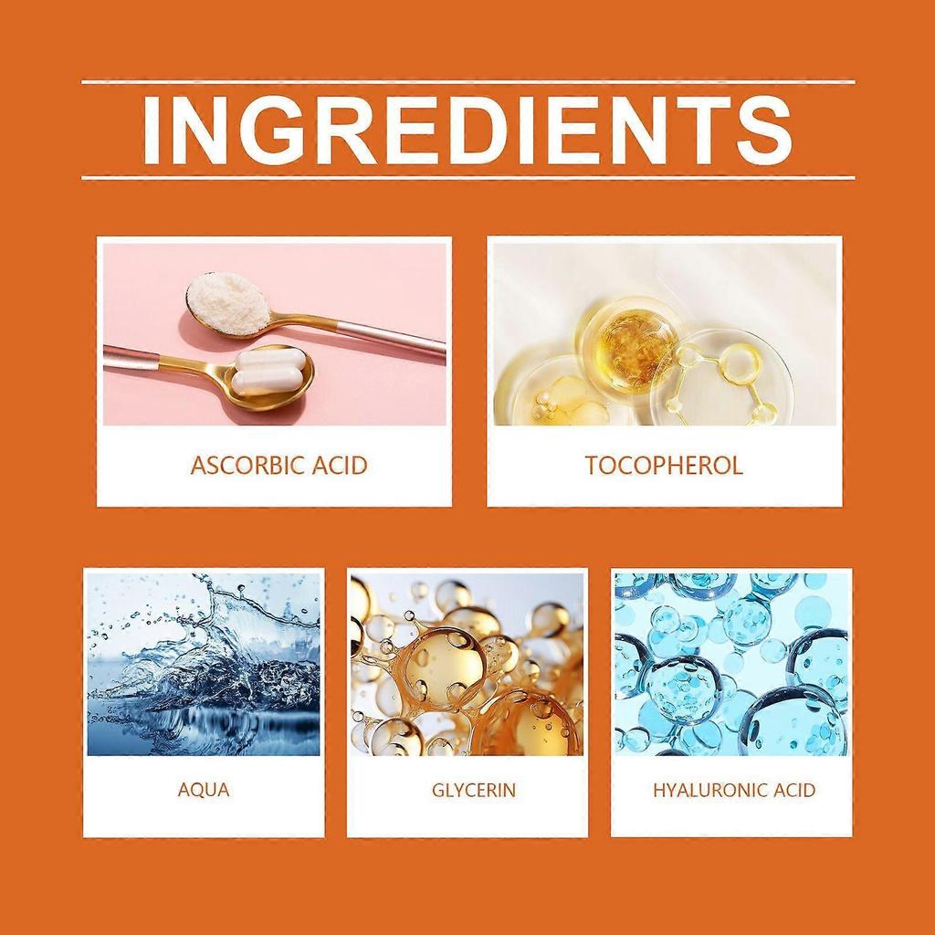 West Month Vitamin C Gesichtsserum Feuchtigkeitsspendend, Hydrierend, Nährend, Aufhellend Und Glättend Hautserum