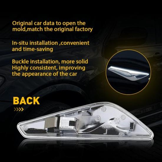 1pc Chrome Fender Emblem Moulding for X3 2015-2017 BMW X4 F25 F26 Right Side EXV