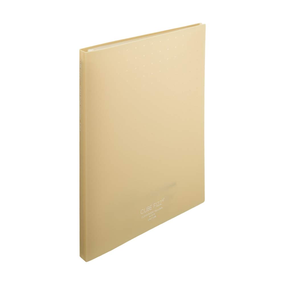 

Lihitlove Clear Book Interchangeable A4 30 Holes 15 Pockets Beige N7015-16