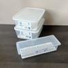 Vegetable Meat Fresh-Keeping Box Kitchen Refrigerator Organizer Drain Storage Box Freezing Food Storage Container