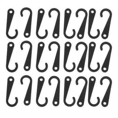 500pcs Retail Display Hooks Set, J Hooks Plastic for Socks, Hats, Gloves, Underwear Merchandising Hanger for Small Accessories Less