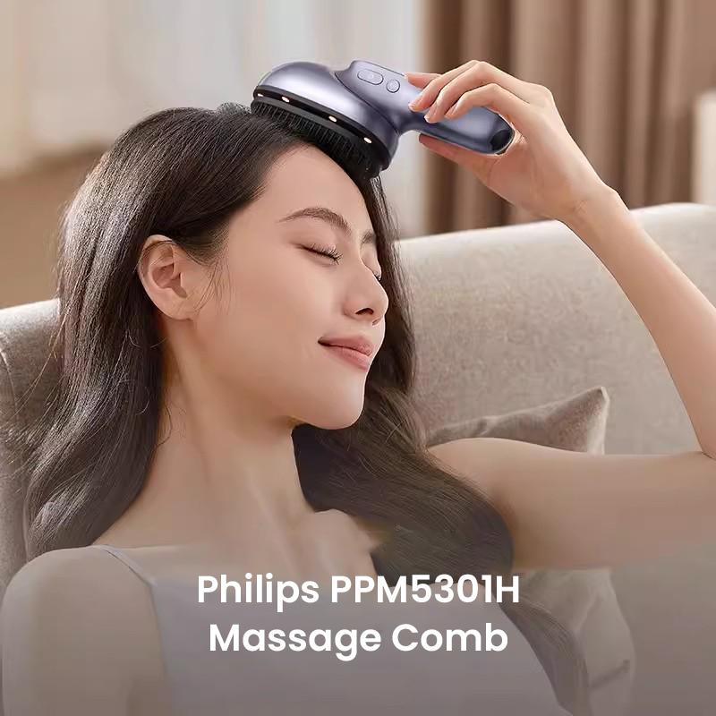 Philips PPM5301H massage comb Scalp Intelligent Massage Comb Nourishing Hair Care Essential Oil Nursing Head Massager Wireless Portable