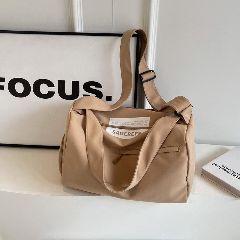 High-value casual large-capacity gym bag, Korean version of wet and dry separation travel bag, one-shoulder crossbody sports bag, yoga bag