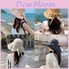 Sun Protection Womens Summer Bucket Hat With Large Brim For Face Shade And Uv Blocking