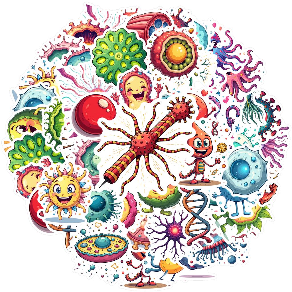 35pcs-100pcs Decals Cute Stationery Stickers Funny Stickers Stickers For Suitcase Laptop
