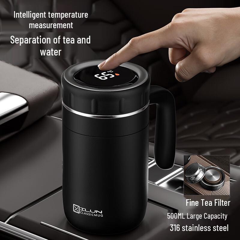 Xiaoyueya 316 Stainless Steel Smart Thermos with Handle